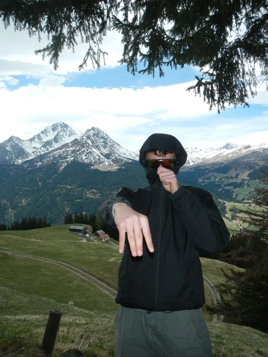 Marius, founder of real., in the mountains